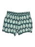 Wildfox 100% Rayon Print Teal Shorts Size Lg (3 or L) - photo 2