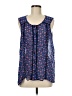 Matty M 100% Polyester Blue Sleeveless Blouse Size M - photo 1