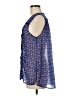 Matty M 100% Polyester Blue Sleeveless Blouse Size M - photo 5
