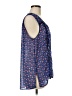 Matty M 100% Polyester Blue Sleeveless Blouse Size M - photo 4