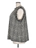 NY Collection Houndstooth Gray Sleeveless Blouse Size 3X - photo 5