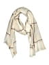 Nine West 100% Polyester Plaid Ivory White Scarf One size - photo 1