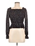 Topshop Black Long Sleeve T-Shirt Size 6 - photo 1
