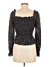 Topshop Black Long Sleeve T-Shirt Size 6 - photo 2