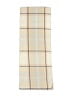 Nine West 100% Polyester Plaid Ivory White Scarf One size - photo 2