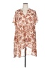 Torrid 100% Polyester Paisley Tan Pink Casual Dress Size 5X Plus (5) - photo 1