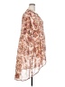 Torrid 100% Polyester Paisley Tan Pink Casual Dress Size 5X Plus (5) - photo 4