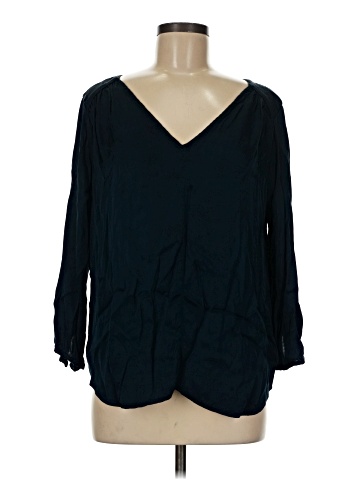 Velvet 3/4 Sleeve Blouse (view 1)
