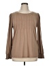 Automet Tan Long Sleeve Blouse Size XL - photo 1