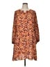CAbi 100% Polyester Paisley Floral Orange Casual Dress Size XL - photo 1
