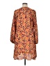 CAbi 100% Polyester Paisley Floral Orange Casual Dress Size XL - photo 2