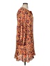 CAbi 100% Polyester Paisley Floral Orange Casual Dress Size XL - photo 4