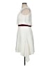 Julia Jordan Solid White Ivory Casual Dress Size 14 - photo 5