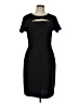 Harve Benard Solid Black Cocktail Dress Size L - photo 1