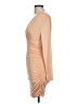 Unbranded Solid Tan Cocktail Dress Size L - photo 5