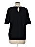 INC International Concepts Black Short Sleeve Top Size L - photo 2