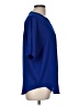 Chico's 100% Polyester Blue Short Sleeve Blouse Size Med (1) - photo 4