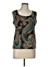 Chico's Paisley Brown Pullover Sweater Size Lg (2) - photo 1