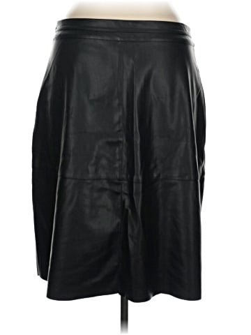 Universal Standard Faux Leather Skirt (view 2)