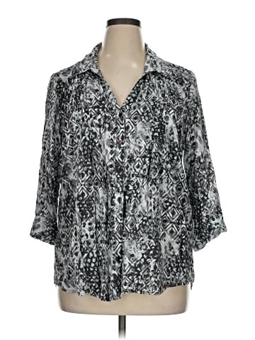 Gloria Vanderbilt 3/4 Sleeve Blouse (view 1)