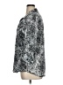 Gloria Vanderbilt Animal Print Silver 3/4 Sleeve Blouse Size XL - photo 5