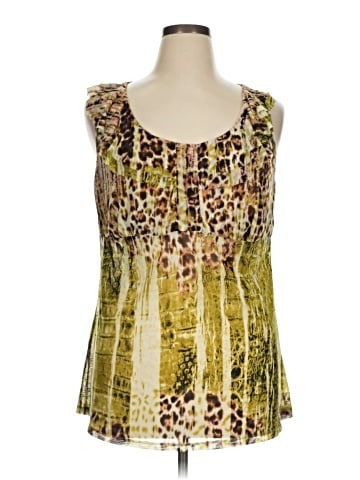 The Pyramid Collection Sleeveless Blouse (view 1)
