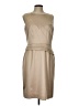 Alex Marie Solid Tan Cocktail Dress Size 10 - photo 1