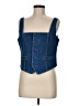 Paige Blue Sleeveless Top Size 8 - photo 1