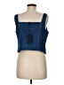 Paige Blue Sleeveless Top Size 8 - photo 2