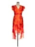 Xscape 100% Polyester Orange Cocktail Dress Size 14 (petite) - photo 1