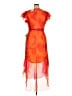 Xscape 100% Polyester Orange Cocktail Dress Size 14 (petite) - photo 2