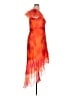 Xscape 100% Polyester Orange Cocktail Dress Size 14 (petite) - photo 4