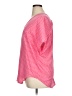 Michelle McDowell 100% Polyester Hearts Pink Short Sleeve Blouse Size XL - photo 5