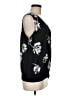 CAbi 100% Polyester Black Sleeveless Blouse Size M - photo 4