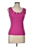 Ruby Rd. Solid Tropical Pink Sleeveless Top Size L - photo 1