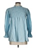 Unbranded Blue Long Sleeve Blouse Size L - photo 1