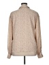 Worthington 100% Polyester Tweed Tan Long Sleeve Blouse Size XL - photo 2