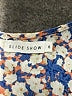 Slide Show Floral Blue Jumpsuit Size 6 - photo 4