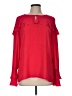 Banana Republic 100% Polyester Red Long Sleeve Blouse Size M - photo 1