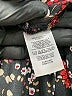 Ann Taylor 100% Polyester Floral Black Long Sleeve Blouse Size M - photo 8