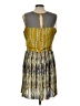 VERTIGO 100% Polyester Tie-dye Yellow Green Cocktail Dress Size L - photo 2