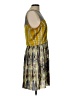 VERTIGO 100% Polyester Tie-dye Yellow Green Cocktail Dress Size L - photo 4