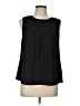 Pale Sky 100% Polyester Black Sleeveless Blouse Size L - photo 1