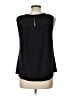 Pale Sky 100% Polyester Black Sleeveless Blouse Size L - photo 2