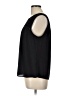 Pale Sky 100% Polyester Black Sleeveless Blouse Size L - photo 5