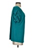 Susan Graver Teal Short Sleeve Top Size S - photo 4