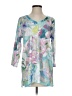 Soft Surroundings Floral Tropical Blue Casual Dress Size S - photo 1