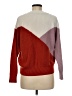 Sophie Rue Color Block Burgundy Pullover Sweater Size M - photo 2