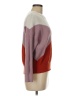 Sophie Rue Color Block Burgundy Pullover Sweater Size M - photo 4