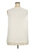 C established 1946 100% Polyester Ivory Sleeveless Blouse Size 22 - 24 - photo 2